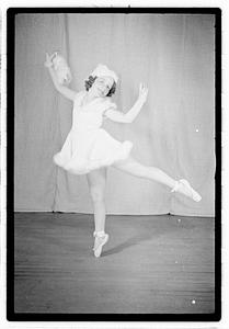 Girl ballet dancer in costume
