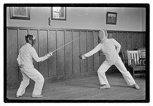 Danguy fencing master, also Gordon Muir, also Chamberlain