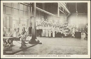 Commissary school, receiving ship, Commonwealth Pier, Boston, Mass.