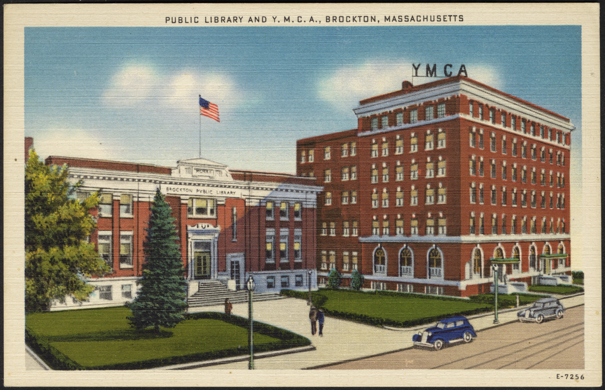 Public library and Y.M.C.A., Brockton, Massachusetts