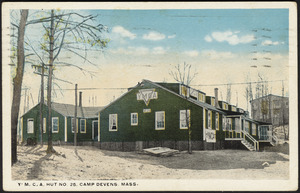 Y.M.C.A. Hut No. 25. Camp Devens, Mass.