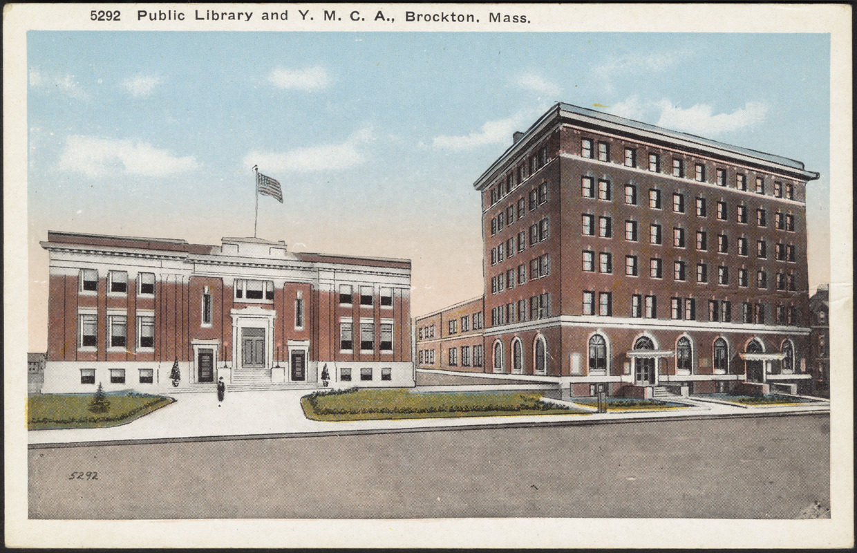 Public library and Y.M.C.A., Brockton, Mass.