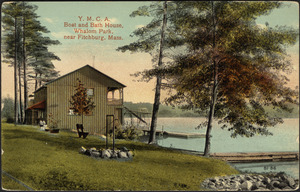 Y.M.C.A. boat and bath house, Whalom Park, near Fitchburg, Mass.