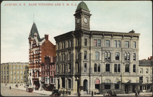 Auburn, N.Y. Bank building and Y.M.C.A.