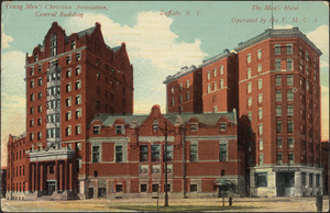 Young Men's Christian Association, central building. Buffalo, N.Y. The Men's Hotel operated by the Y.M.C.A.
