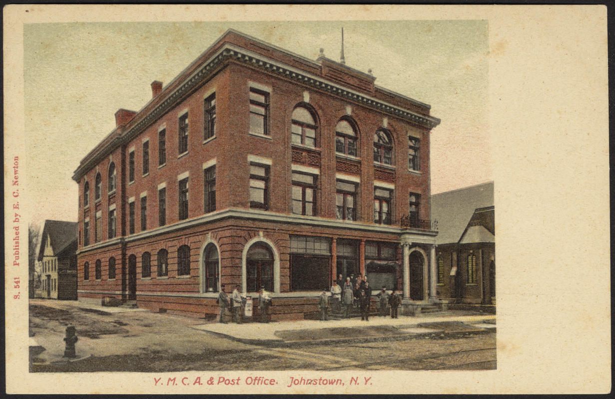 Y.M.C.A. & Post Office. Johnstown, N.Y. Digital Commonwealth