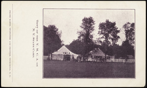 Tent of the Y.M.C.A. on N.Y. State Camp.