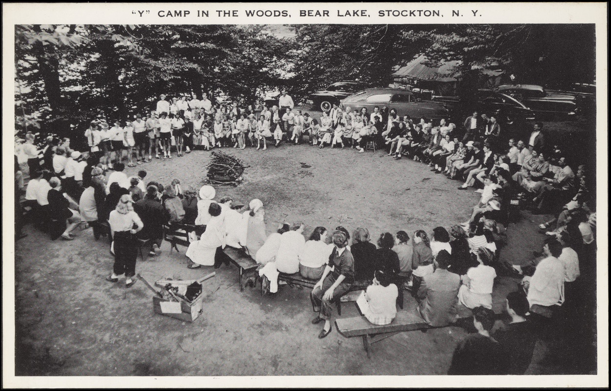 "Y" camp in the woods, Bear Lake, Stockton, N.Y.