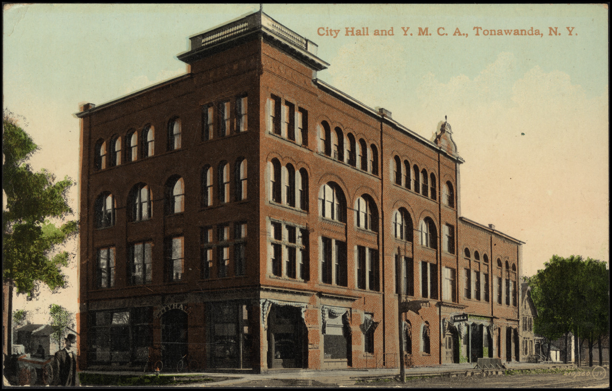 City hall and Y.M.C.A., Tonawanda, N.Y. Digital Commonwealth