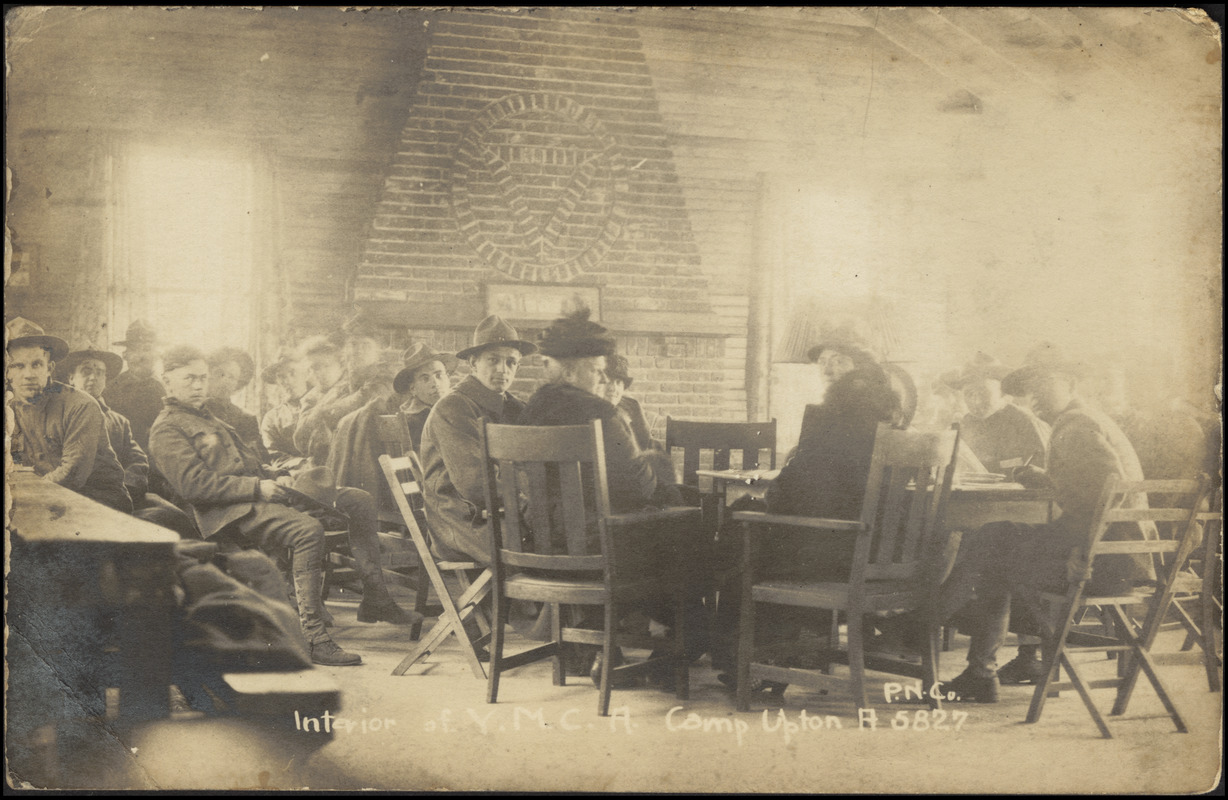 Interior of Y.M.C.A. Camp Upton