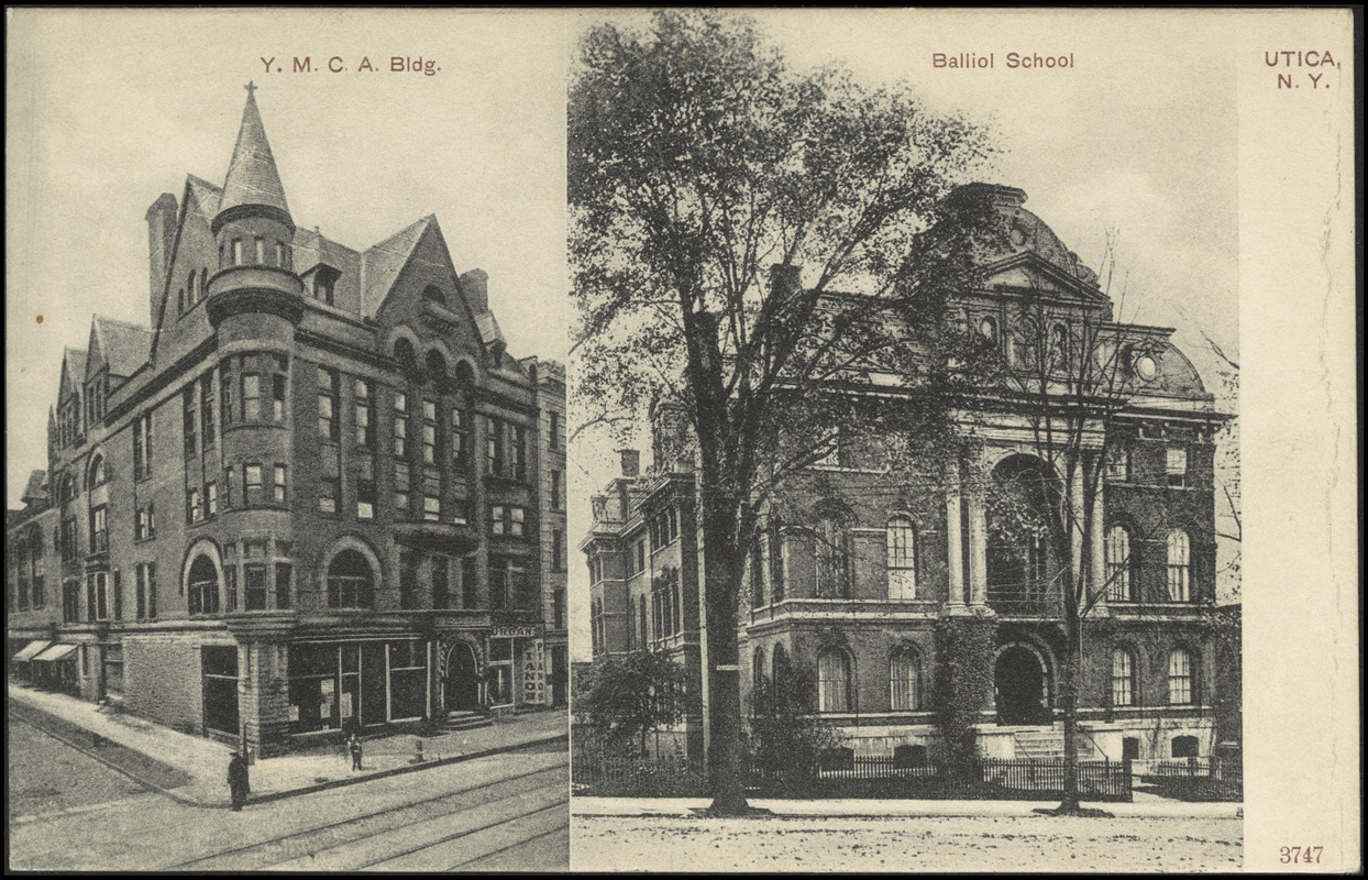 Y.M.C.A. bldg. Balliol School Utica, N.Y.