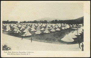 Tents State Executive Committee Y.M.C.A. State Military Camp, Peekskill, N.Y.