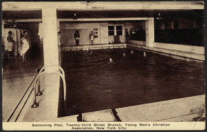 Swimming pool, Twenty - Third Street branch, Young Men's Christian Association, New York City.