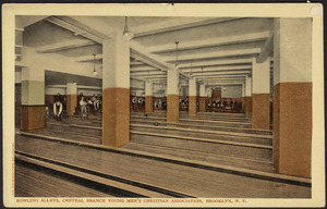 Bowling alleys, Central branch Young Men's Christian Association, Brooklyn, N.Y.