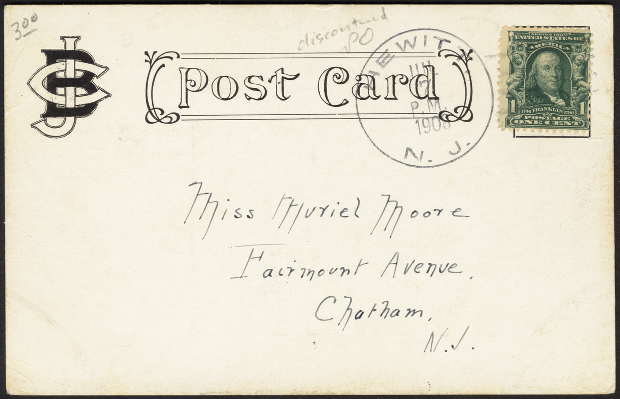 Greetings from Jersey Boys' Camp of Young Men's Christian Associations, Lake Wawayanda