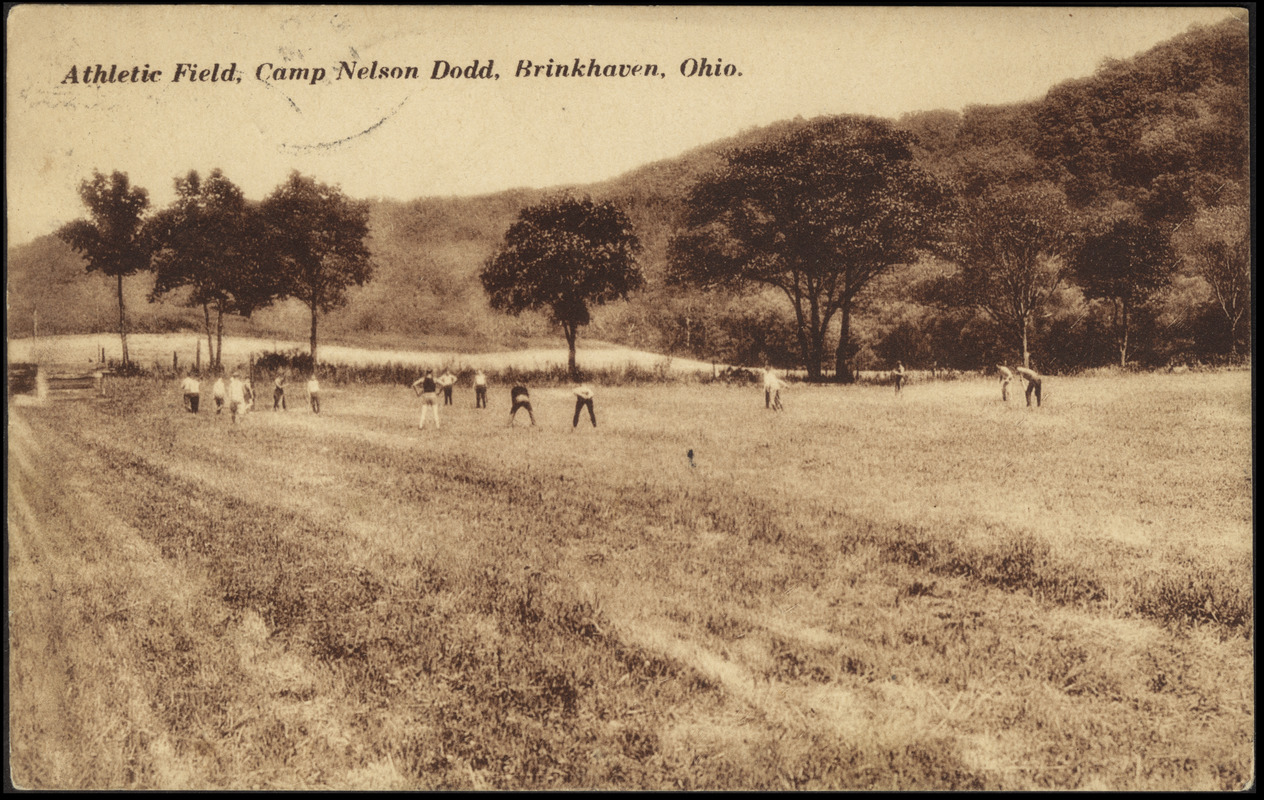 Athletic field, Camp Nelson Dodd, Brinkhaven, Ohio