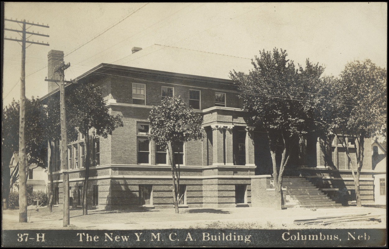 The new Y.M.C.A. building Columbus, Neb