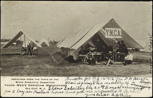 Greetings from the tents of the State Executive Committee Young Men's Christian Associations Sea Girt, N.J.