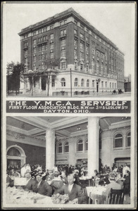 The Y.M.C.A. servself first floor association bldg. N.W. Cor. 3rd & Ludlow Sts Dayton, Ohio