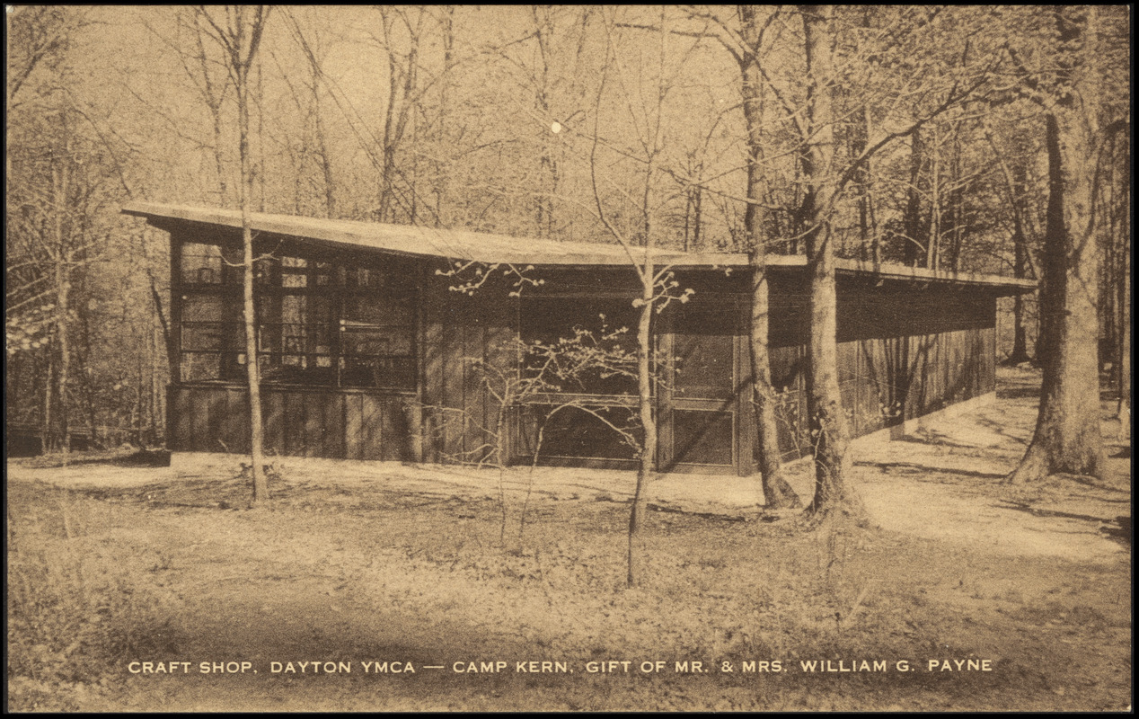 Craft shop, Dayton YMCA - Camp Kern. Gift of Mr. & Mrs. William G. Payne
