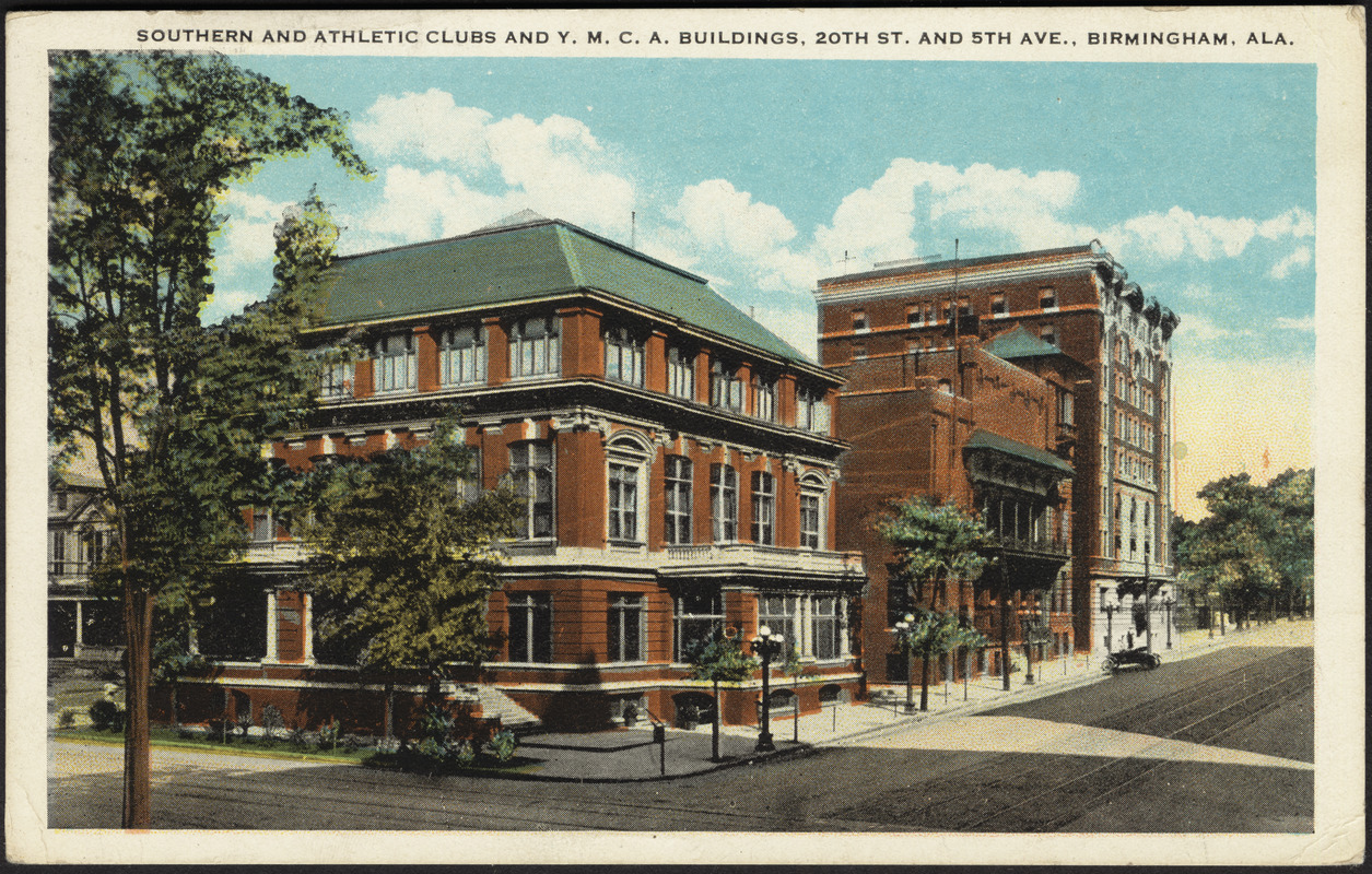 Southern and Athletic Clubs and Y.M.C.A. buildings, 20th St. and 5th Ave., Birmingham, Ala.