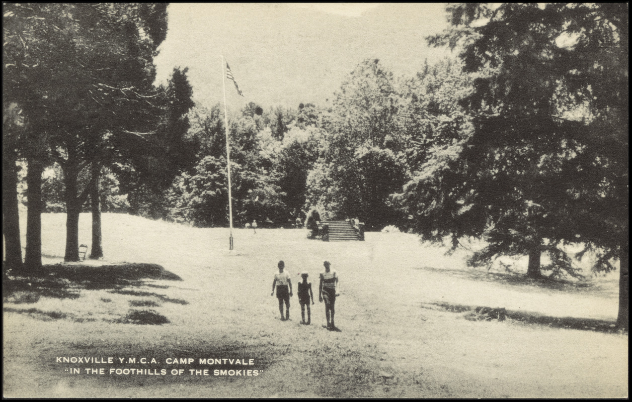 Knoxville Y.M.C.A. Camp Montvale "in the foothills of the Smokies"