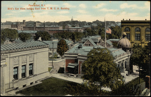 Pawtucket, R.I. bird's eye view, looking east from Y.M.C.A. Building