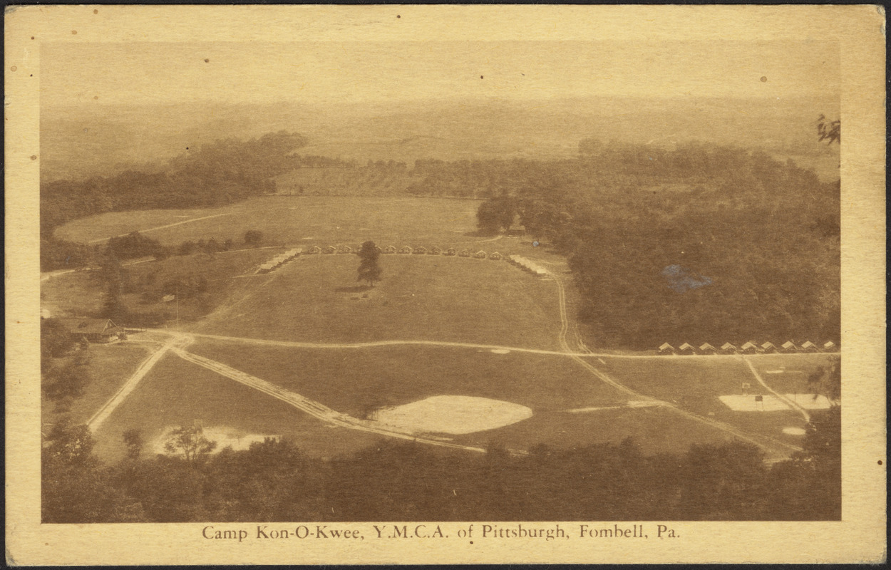 Camp Kon-O-Kwee, Y.M.C.A. of Pittsburgh, Fombell, Pa.