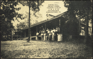 Dining hall, Dwight Farms, Country Club of Y.M.C.A. of Philadelphia, Dowingtown, Pa.