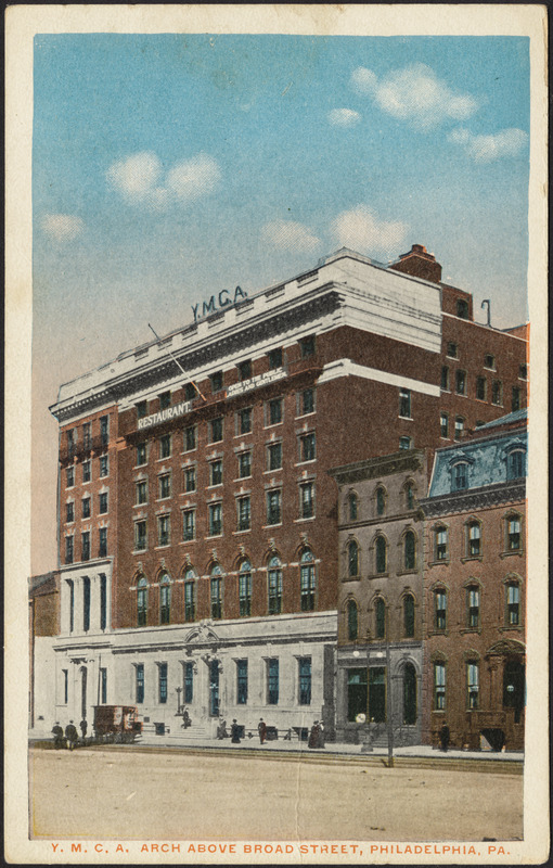 Y.M.C.A. Arch above Broad Street, Philadelphia, Pa.