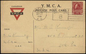 Y.M.C.A. private post card