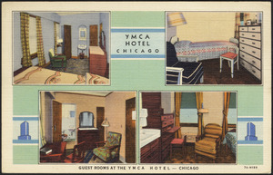 Guest room at the YMCA Hotel - Chicago