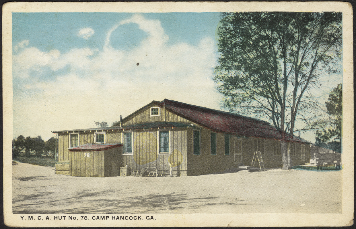 Y.M.C.A. Hut No. 78. Camp Hancock, Ga.