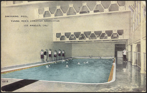 Swimming pool, Young Men's Christian Association Los Angeles, Cal.