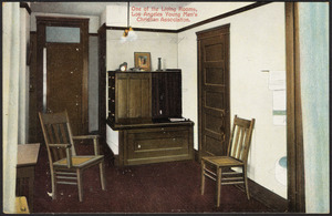 One of the living rooms, Los Angeles Young Men's Christian Association