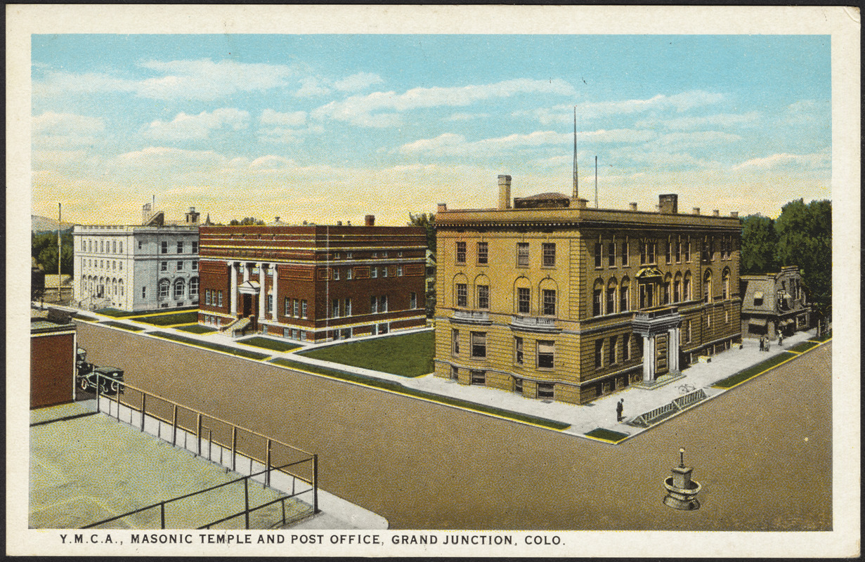Y.M.C.A., Masonic Temple and Post Office, Grand Junction, Colo. Digital Commonwealth