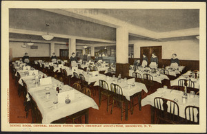 Dining room, Central branch Young Men's Christian Association, Brooklyn, N.Y.