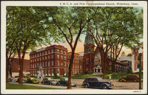 Y.M.C.A. and First Congregational Church, Waterbury, Conn.