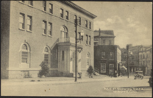 Main St. showing Y.M.C.A. Winsted, Conn.