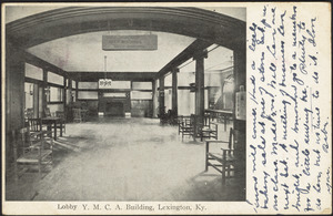 Lobby Y.M.C.A. building, Lexington, Ky.