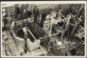 Jerusalem Y.M.C.A Reinforcing steel at observation gallery, tower