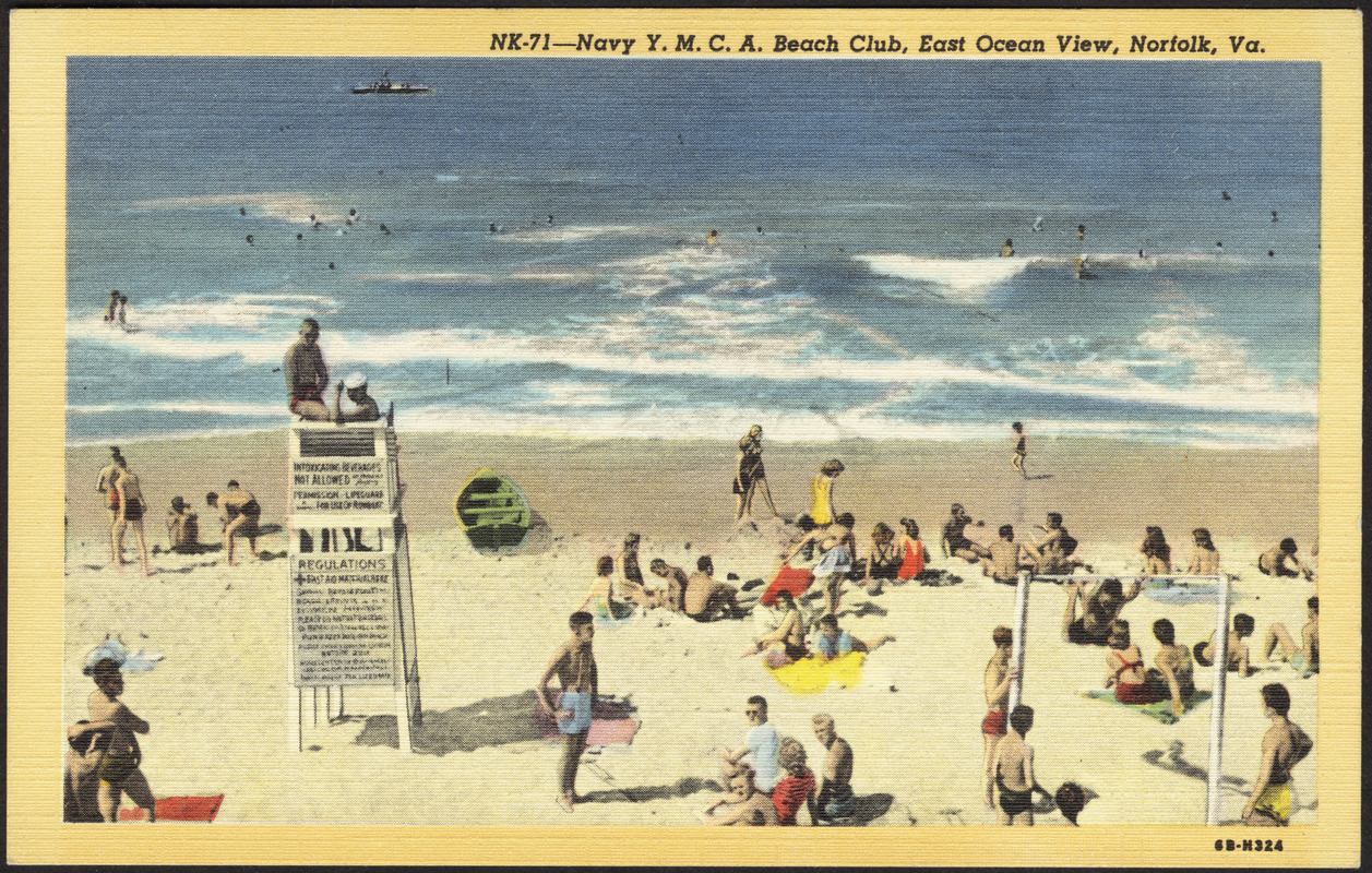 Navy Y.M.C.A. beach club, East Ocean View, Norfolk, Va. - Digital ...