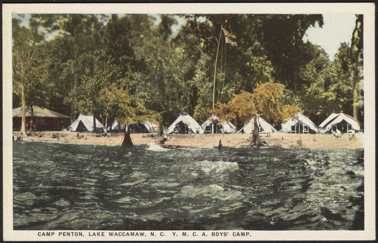 Camp Penton, Lake Waccamaw, N.C. Y.M.C.A. boys camp Digital Commonwealth