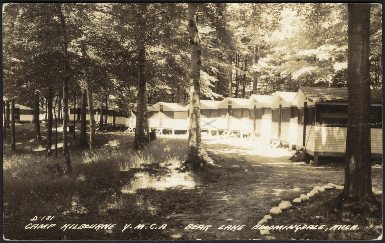 Camp Kilbourne Y.M.C.A. Bear Lake Bloomingdale, Mich.