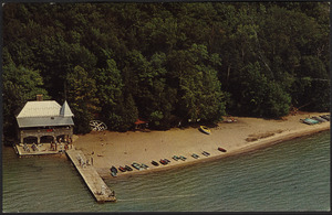 The "old lodge" and waterfront at State YMCA