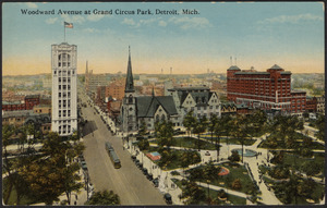 Woodward Avenue at Grand Circus Park, Detroit, Mich.