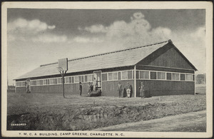 Y.M.C.A. building, Camp Greene, Charlotte, N.C.