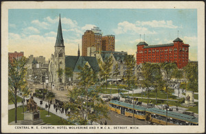 Central M.E. Church, Hotel Wolverine and Y.M.C.A., Detroit, Mich.