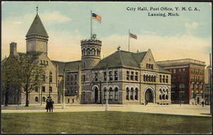 City hall, post office, Y.M.C.A., Lansing, Mich.