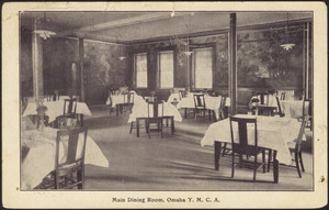 Main dining room, Omaha Y.M.C.A.